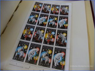 Briefmarken Teil Sammlung DDR ab SBZ in zwei Schaubek Alben