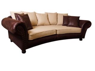 Big Sofa im Kolonialstil Megasofa Sofa XXL Couch
