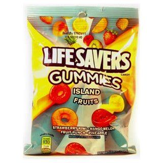Lifesavers Gummies Peg Island Fruits 198g Lebensmittel