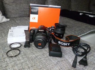 Sony α (alpha) A290 14.2 MP Digitalkamera   Schwarz (Kit mit 18 55mm