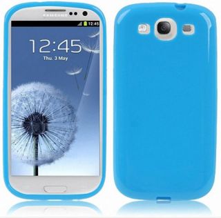 Silikon Case Glossy TÜRKIS Samsung Galaxy S3 i9300 Handy Schutzhülle