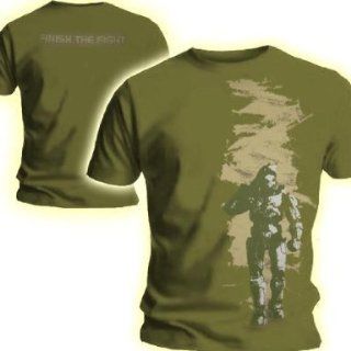 Offizielle T Shirt HALO 3, Xbox Soldat Grün (M)