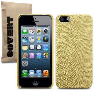 IPHONE 5 GOLDE SCHLANGENHAUT HÜLLE TASCHE CASE SCHUTZHÜLLE, COVERT