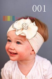 Neu Baby Kinder Haarband Mädchen Stirnband mit Blume Blüte Headband