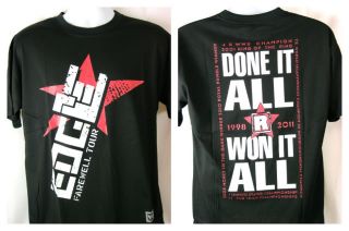Edge Farewell Tour Done It All Won It All WWE Black T shirt New