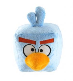 Angry Birds Space 8 Plush With Sound Ice Bomb Blue Bird *New*