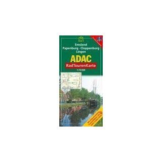 ADAC RadTourenKarte 09. Emsland, Papenburg, Cloppenburg, Lingen 1