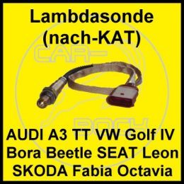 Lambdasonde Nach Kat VW Golf IV 4 Bora New Beetle AUDI A3 8L 1.6 75kW