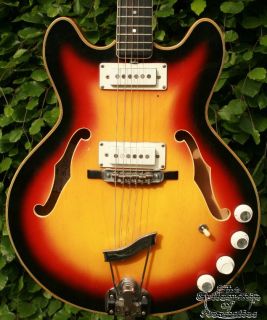 1960s Eko 290 Barracuda, Sunburst, ES 335 lookalike