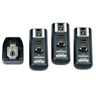 Yongnuo RF 602 RF602 2.4GHz Wireless Remote Flash Trigger 3 Receivers