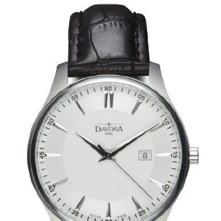 Davosa Herren Armbanduhr Analog Edelstahl weiss 16246615