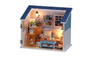 Puppenhaus Dollhouse Miniatur Living Room DIY Spielzeug Puppenstube