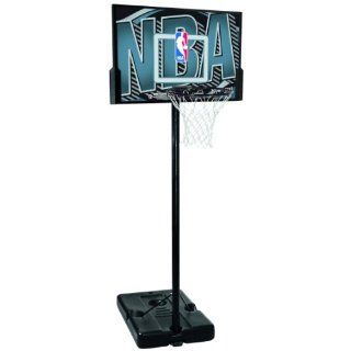 Spalding Basketballanlage NBA Logoman, schwarz/grau, 3001657010944