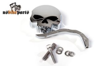 Custom Spiegel Skull Totenkopf Zombie Chrom Harley Davidson Custom neu