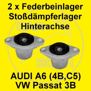 Federbeinlager Stoßdämpfer hinten (L+R) AUDI A6 (4B) VW Passat