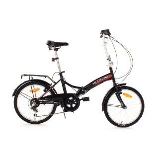 KS Cycling Fahrrad Faltrad 20 Zoll Classic RH 32 cm, schwarz