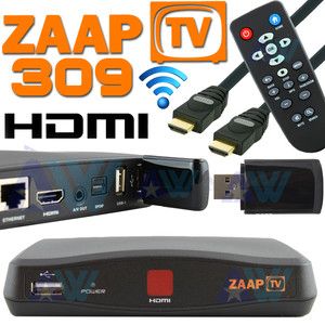 Arabic Turkish Greek Channels Zaap TV HD 309 w/ WiFi Dongle