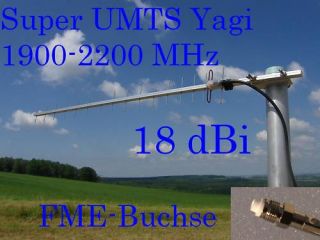 UMTS 18dBi Yagi Antenne Huawei E600 E612 E618 E620 E321