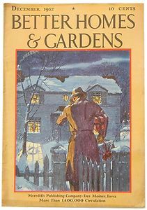 BETTER HOMES AND GARDENS Dec 1932 GC