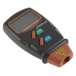 Digital Laser Photo Tachometer Non Contact RPM Tester Tach Meter 2.5