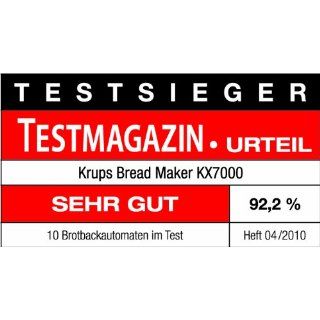 Krups KX7000 Brotbackautomat Bread Expert Testsieger Testmagazin 04