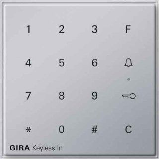 Gira Code Tastatur aluminium 260565 Baumarkt