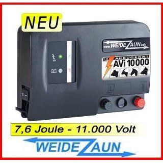 12V Weidezaungerät Batteriegerät AVi 10.000 SCHLAGSTARK für ihren