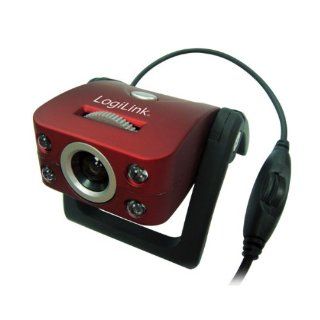LogiLink Webcam USB 300k CMOS Sensor (interpoliert 8Mpixel) mit LED