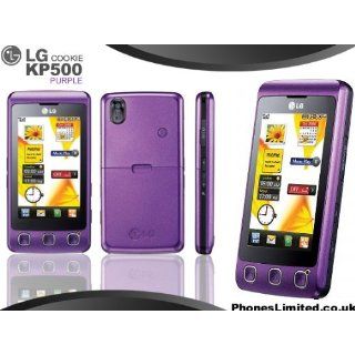 LG KP500 Cookie Pansy Purple Unlocked Smartphone 3,0 