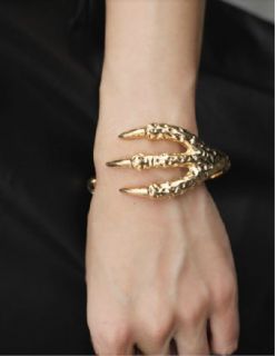 Fashion New Cool Lifelike Talon Bangle Eagle Claw Clamp Bracelet