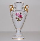 Alboth & Kaiser Porzellan Amphoren Vase Moosrose Rose Kaiser
