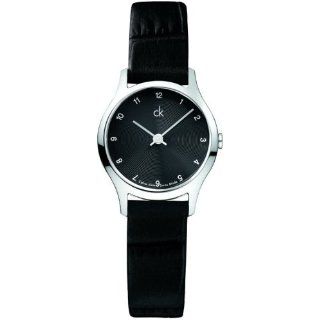 Calvin Klein Damen Armbanduhr XS Classic Analog Leder K2623111