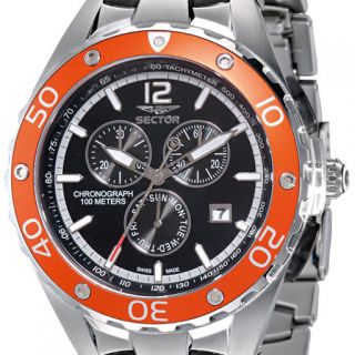 Sector Uhr   340   Chronograph Swiss Made 44mm   R3253934045