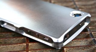 Iphone 4 ALU XEXEED 358 COVER HÜLLE CASE tasche metall SILBER