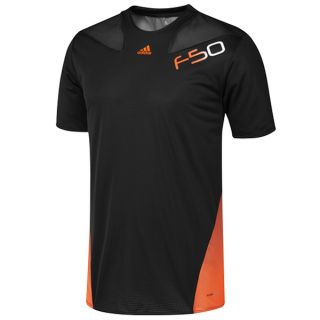 Herren T Shirt Schwarz/Orange Adidas Essentials F50 CC Trikot Herren