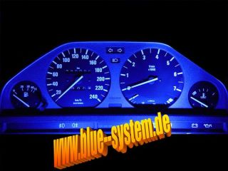 Tacho Umbauset LED Blau BMW E30 E 30 316 345i 3 er 3er