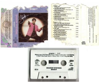1981 Shakin Stevens Shaky MC  CE 362293 CBS Records #347