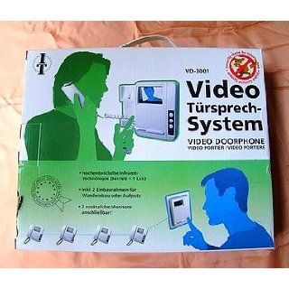 Intertechno Komplett Set Video Türsprech System VD 2001 