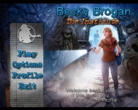 Becky Brogan 2   Mysterious Institute Games