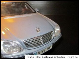 Mercedes / S Klasee / silber / 118 / Modellauto für Sammler