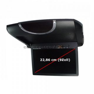Zoll 22,9cm TFT LCD Deckenmonitor Flipdown Monitor Auto KFZ