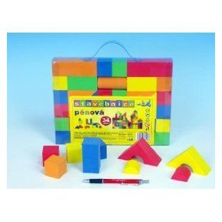 46 Stück Soft Bausteine aus Moosgummi Schaumstoff für Kleinkinder