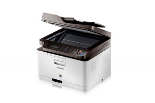Multifunktionsgerät Samsung CLX 3305FN Color Fax Kopierer Drucker