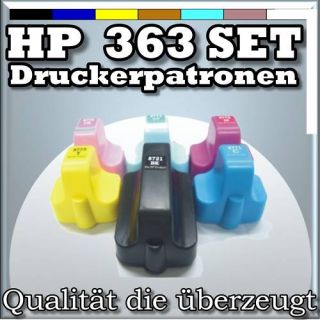 12x Drucker Patrone HP 363 PHOTOSMART 3310 C5180 D6160