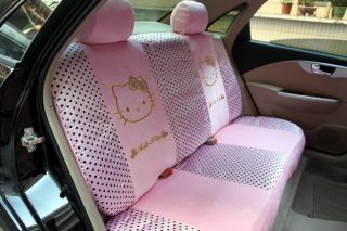 Neu Hello Kitty AUTO Sitzbezüge Schonbezüge 10Teile 062
