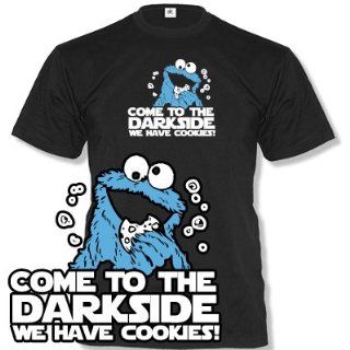COME TO THE DARK SIDE   WE HAVE COOKIES   STYLE FUNSHIRT   Herren Fun