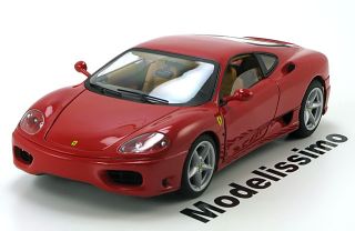 18 Hot Wheels Elite Ferrari 360 Modena 1999 red