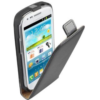 mumbi PREMIUM ECHT Leder Flip Case Samsung Galaxy S3 mini Taschevon