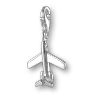 Melina Damen Charm Anhänger Flugzeug 925 Sterling Silber 1800544