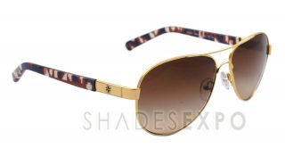 NEW Tory Burch Sunglasses TY 6010 GOLD 361/13 TY6010 AUTH